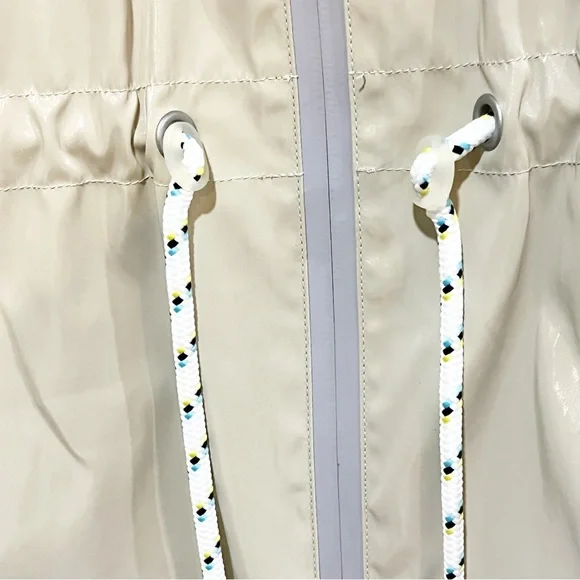 MICHI ARES GLOSS HIGH COLLAR UTILITY JACKET. LUXURY PERFORMANCE ATHLETIC WEAR. - Picture 12 of 16